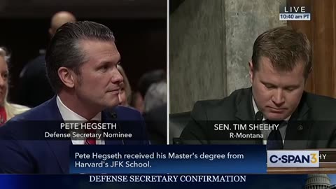 Pete Hegseth answers a couple of questions