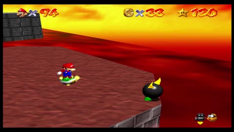 Super Mario 64 [4K] - Remaining RA - Hot Shell Ride for Golden Coins [NC]