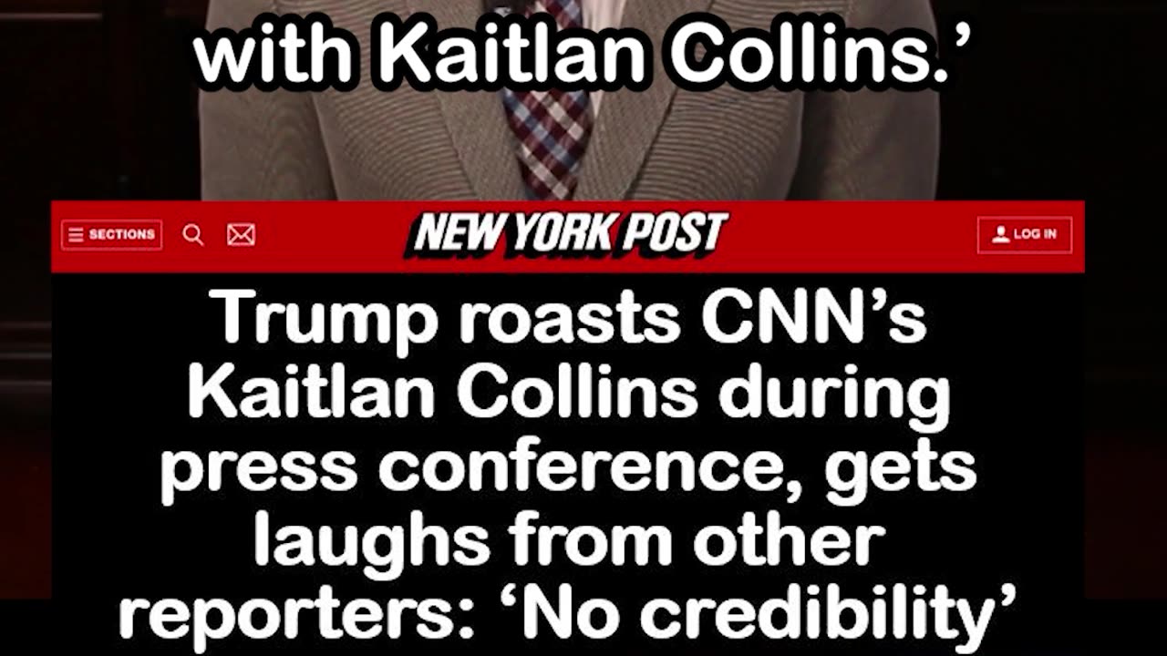 Trump Roasts CNN’s Kaitlan Collins During Press Conference