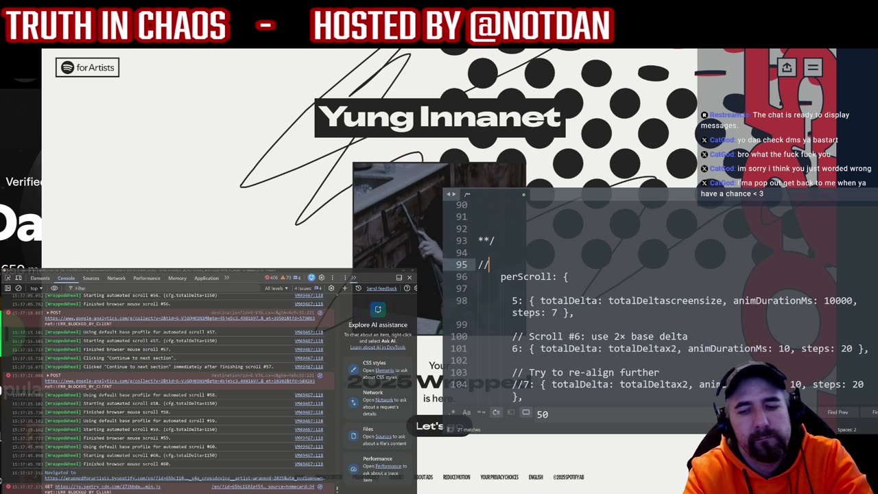 HACKER R̶E̶H̶A̶B RELAPSE: Coding some java for Spotify Wrapped animations