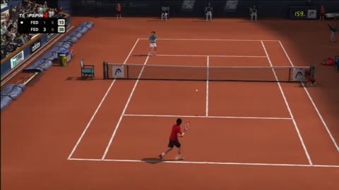 Top Spin 4 Speedrun Federer vs Nadal 1 Set US Very Easy New WR 317