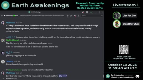 Earth Awakenings - Livestream 1 - #4091