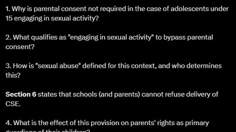 Comprehensive Sexuality Education (CSE) Bill