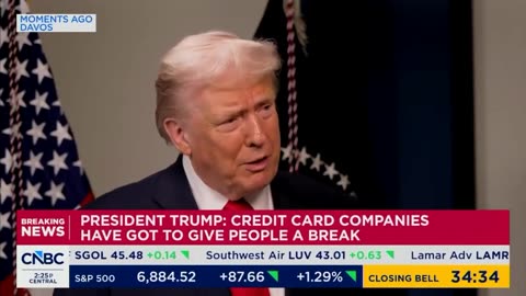 POTUS pushes for a one-year cap of 10% interest on credit cards