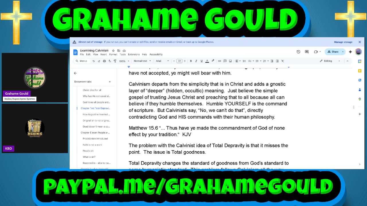 Examining Calvinism - Part Four