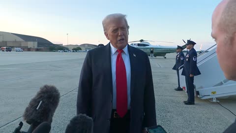 trump addresses the Press