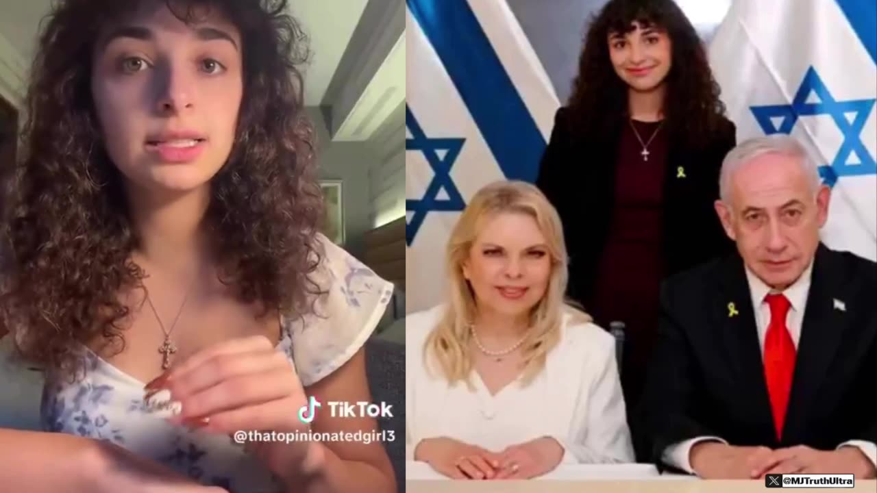 Netanyahu influencer doing that influence thingy