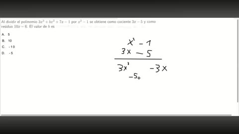 pregunta de matematicas examen de admision
