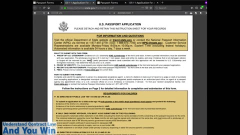 STATE CITIZEN OR STATE NATIONAL PASSPORT APP TUTORIAL