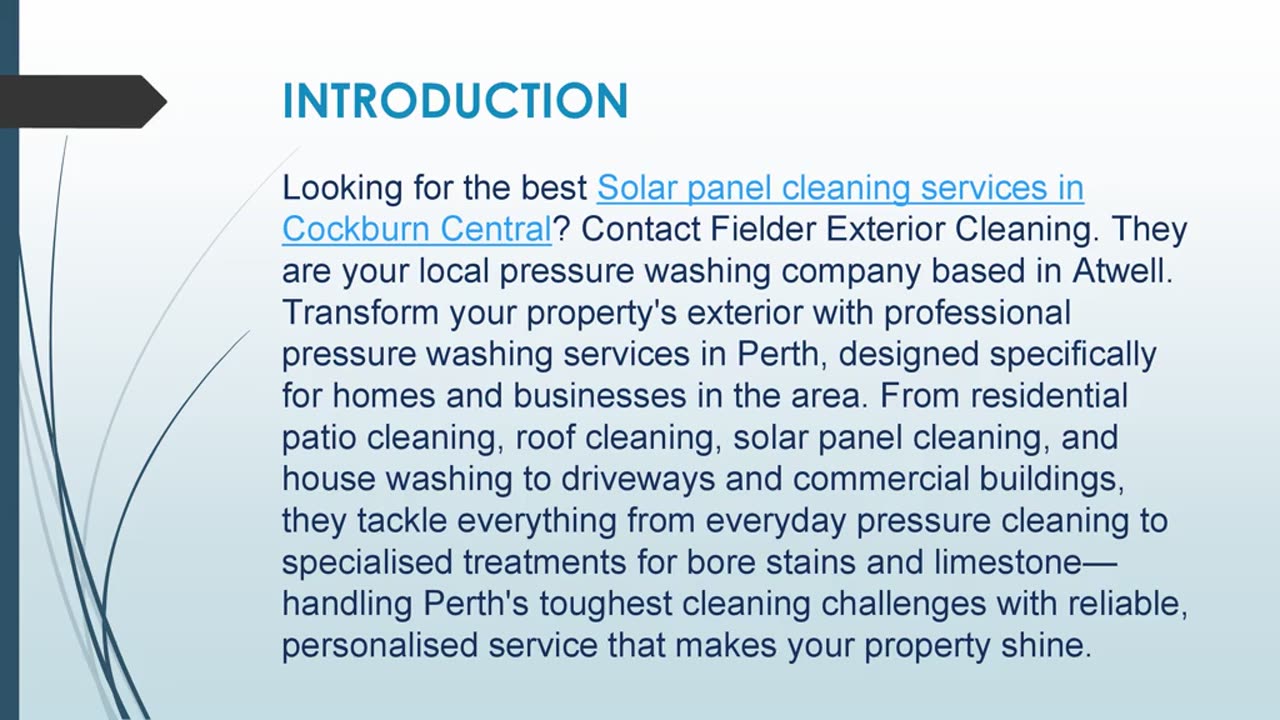Best Solar panel cleaning services in Cockburn Central