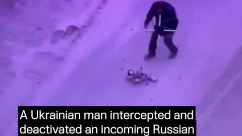 🤺🇷🇺 Ukraine Russia War | Heroic Ukrainian Man Defends Against Russian Drone | RCF