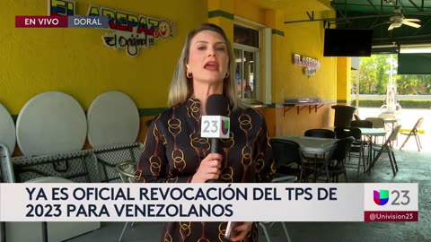 Oficializan revocatoria del TPS para venezolanos de 2023