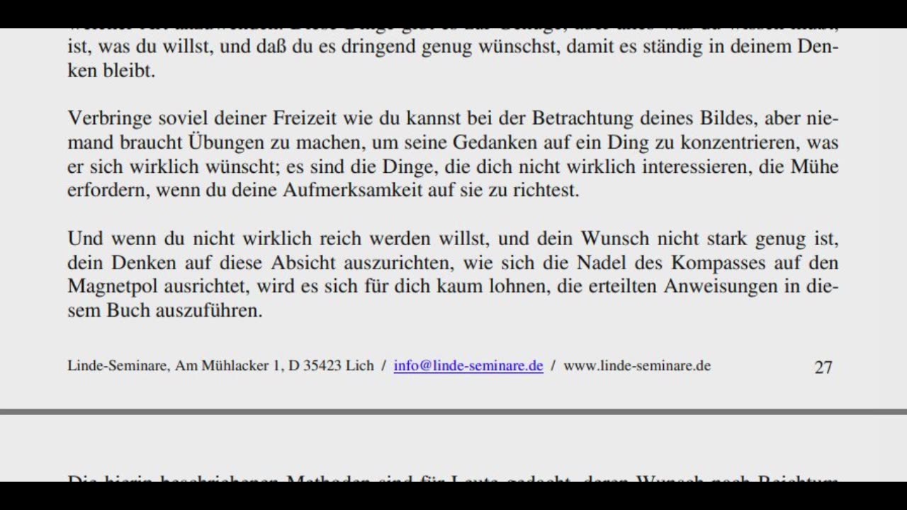 SolayasErkenntnisse - Wallace D Wattles - 08 - denken in einer bestimmten Weise