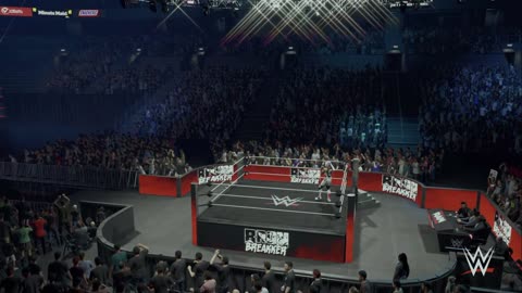 wwe 2k25 35 universe mode Penta VS Bron Breakker