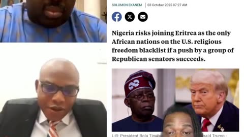 Nigeria risks joining Eritrea as the only African countries on U.S. religious freedom blacklist