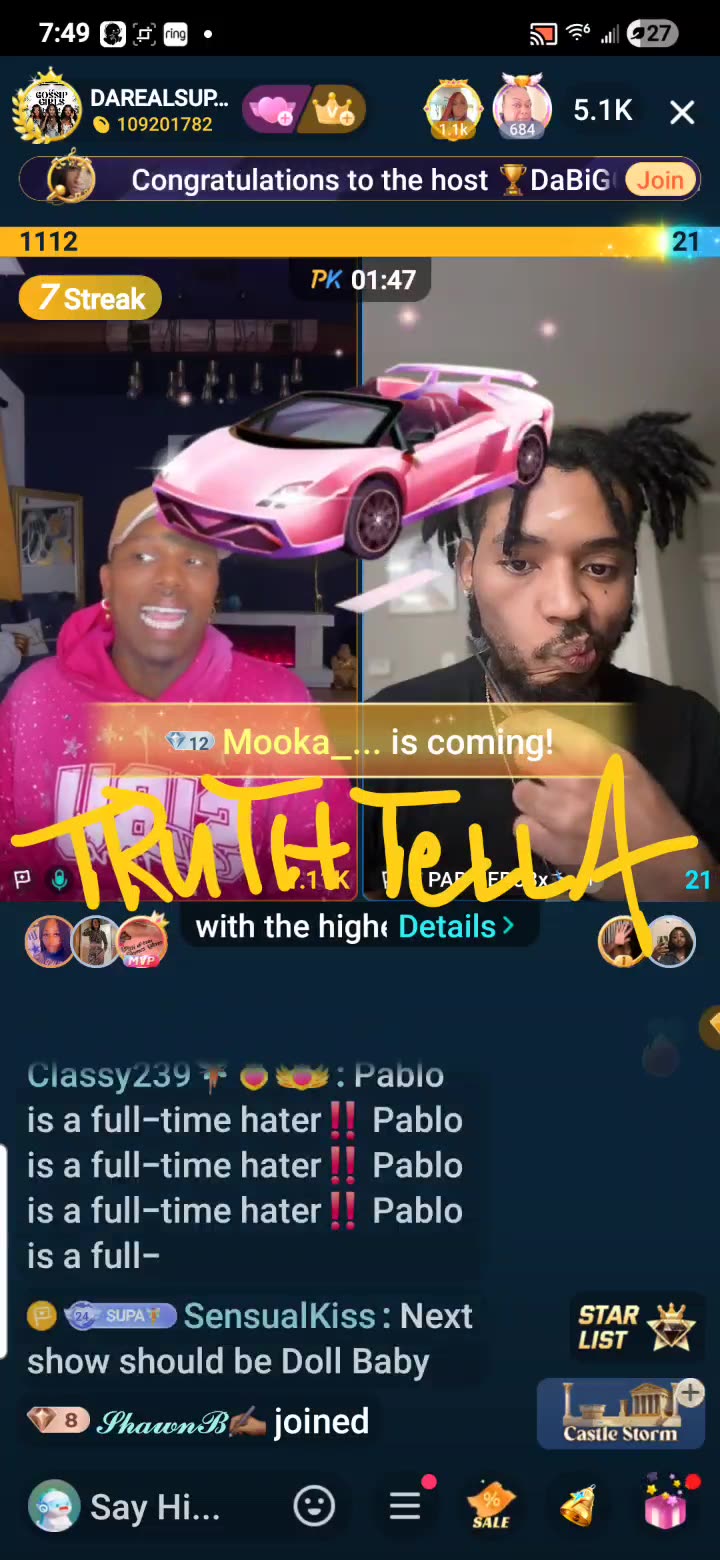 DAREALSUPABIHH LINED WITH PABLO NERO GOING IN ON MADAM LO