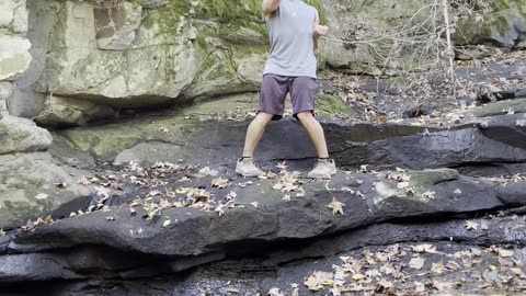 Siu Nim Tao at Lake Haigler! #yeshua #jesus #wingchun #kungfu #nature #martialarts #hiking #osprey