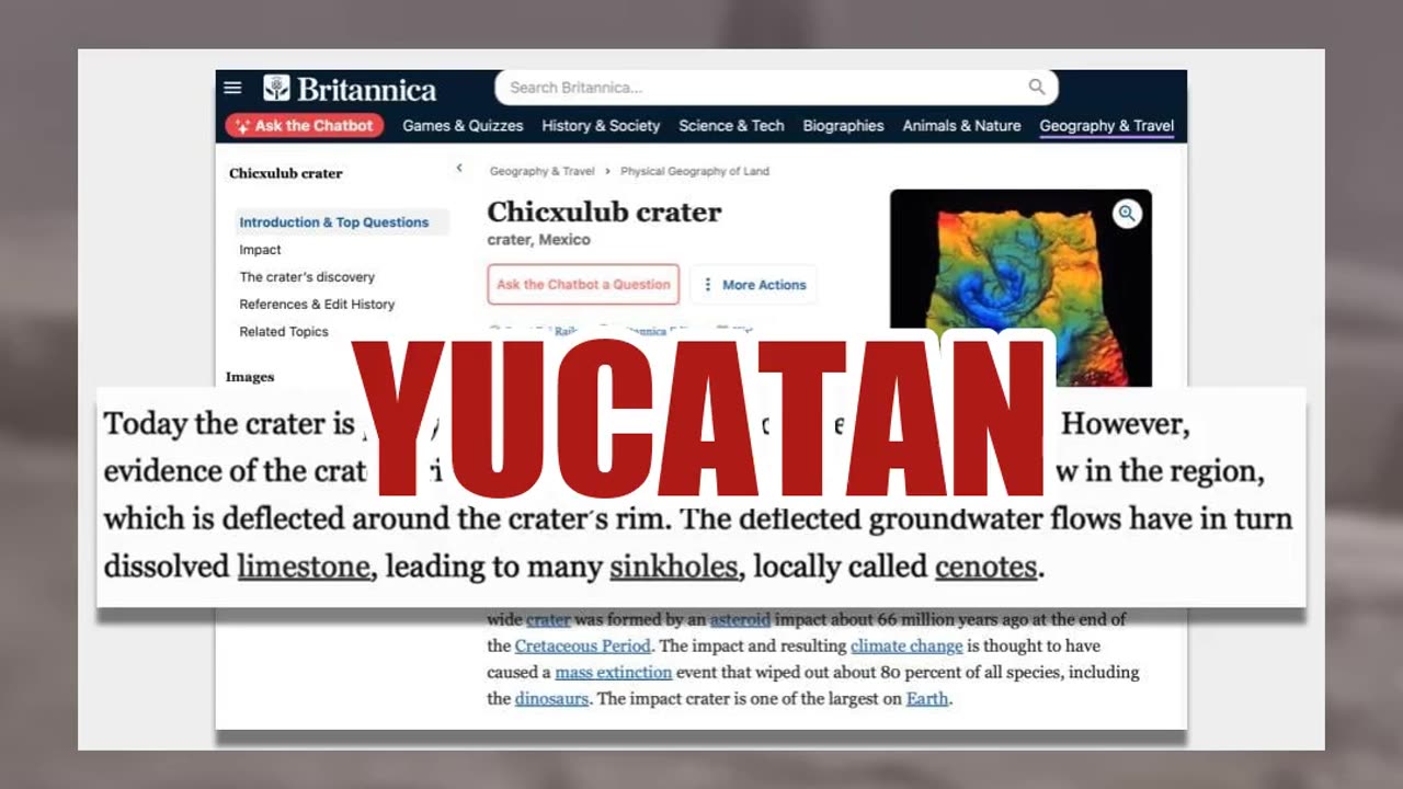 Fact Check: Video Does NOT Show Chicxulub Crater Made By Massive Asteroid Which Slammed Into Earth