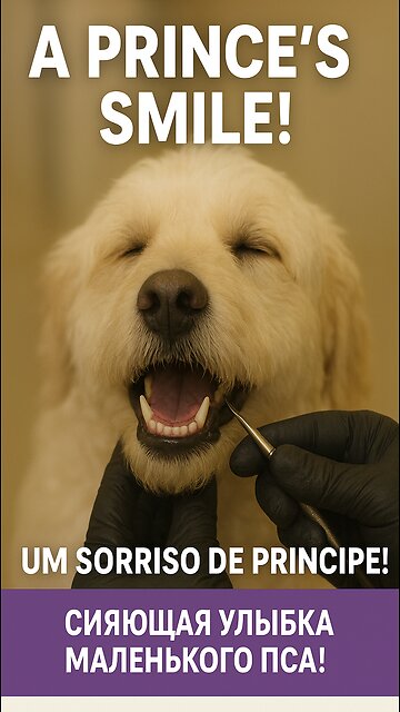 A Prince's Smile! 🦷🐶 See this dog's transformation!