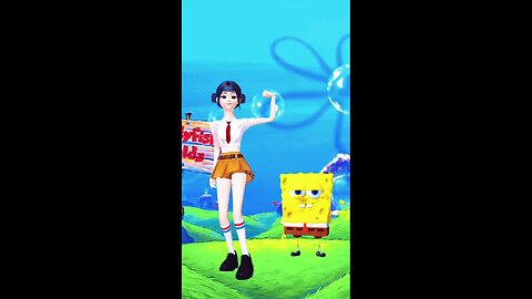 BIGGUY DANCE WITH SPONGEBOB 🧽 — HUNTRIX RUMI 😆