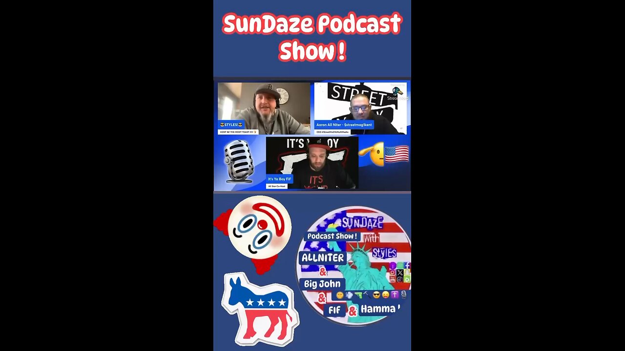 🇺🇸🎙️🇺🇸SunDaze Podcast Show!🇺🇸🎙️🇺🇸 Short