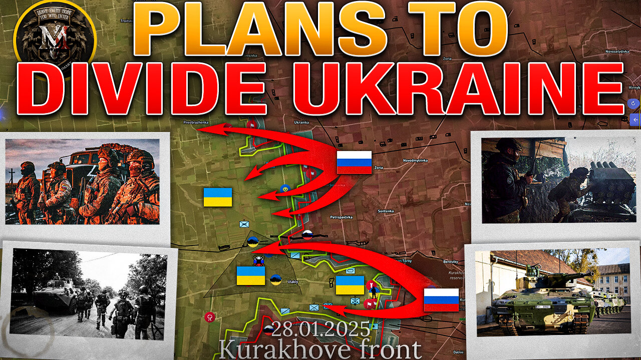 Cold War II❄️ Plans For Dividing Ukraine🌍 Kupiansk Defense Collapse🚨⚔️ Military Summary 2025.01.28 📅