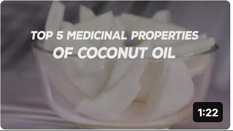 Top 5 Medicinal Properties of Coconut Oil