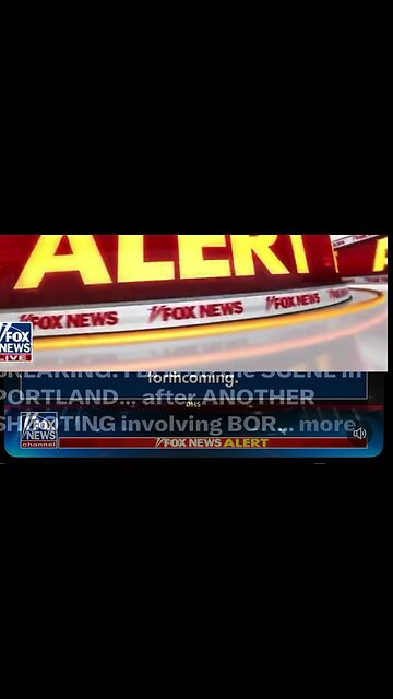 BREAKING: FBI is on the SCENE in PORTLAND… after ANOTHER SHOOTING involving BORDER PATROL