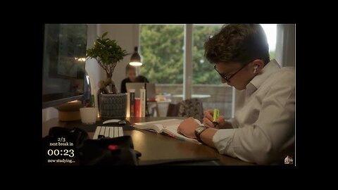 4-HOUR | Study With Me | No music, Deep work, Two breaks