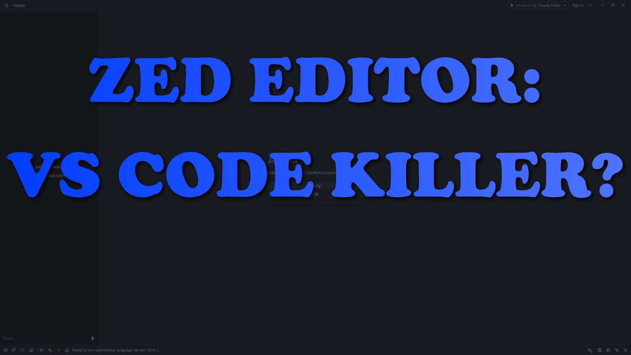 VS Code Killer? Meet Zed: The Open Source Code Editor Built for Pure Speed!