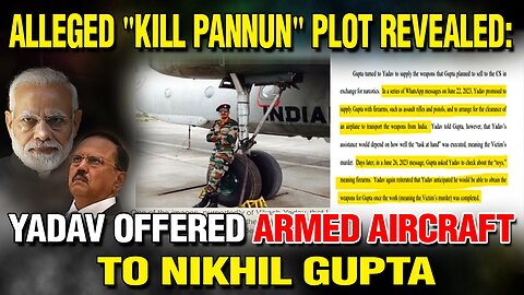 LIVE : 25-09-25 | ALLEGED "KILL PANNUN" PLOT REVEALED: YADAV OFFERED ARMED AIRCRAFT TO NIKHIL GUPTA