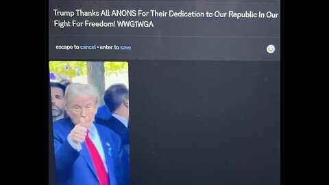 Thank You ANONS! WWG1WGA