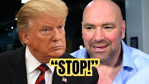 UFC's Dana White URGED Trump to Step Down Before Election