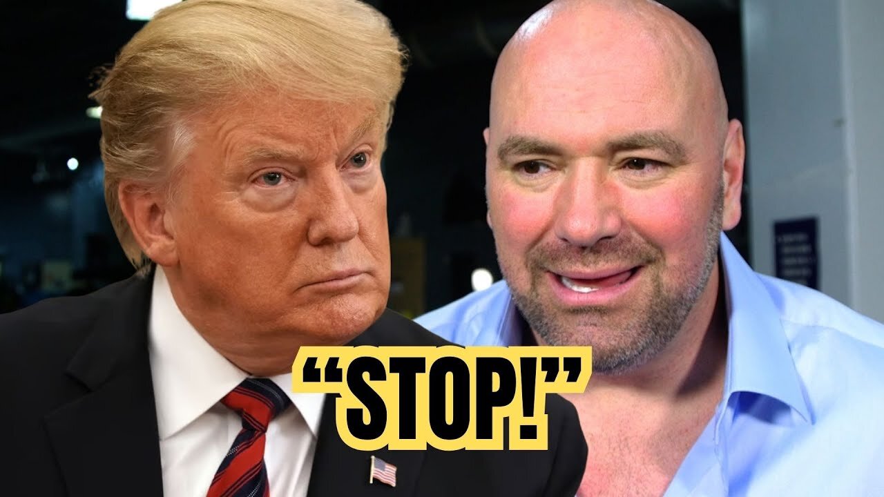 UFC's Dana White URGED Trump to Step Down Before Election