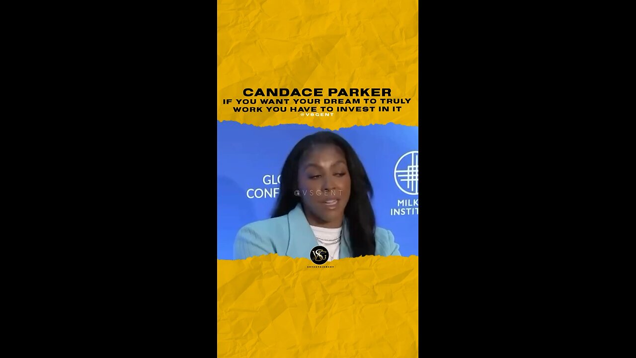 @candaceparker If you want your dream to truly work you have to invest in it.