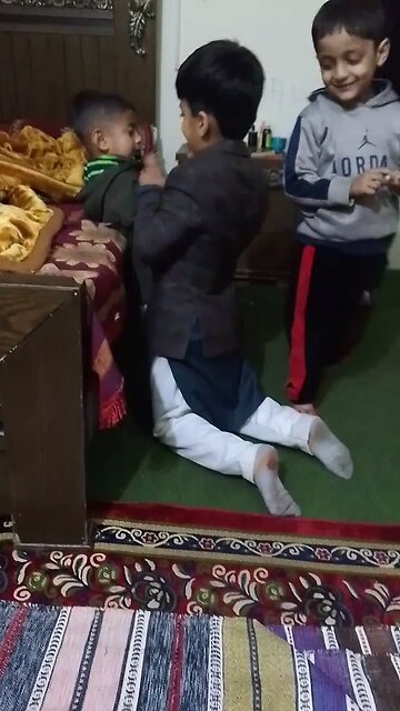 cousin's fun | lovely kids | funny kids | Hilarious Moments: Kids Playing with a Mic