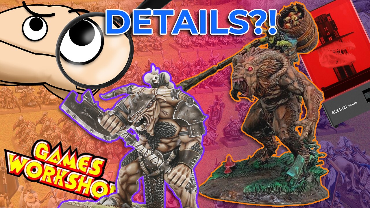 Are 3D Printed miniatures detailed? & other misconceptions about 3D Printed VS Bought Miniatures