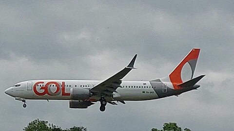 Boeing 737 MAX 8 PS-GRD coming from Brasília to Manaus