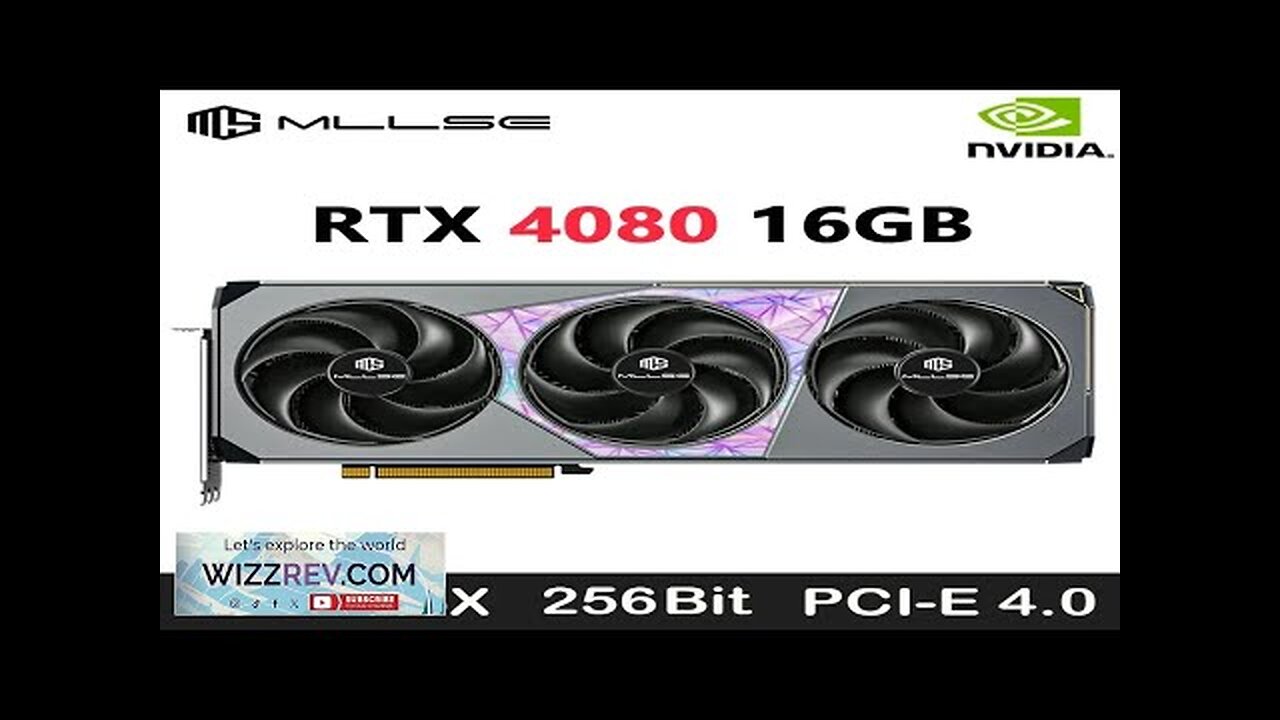 New MLLSE Graphics Cards RTX 4080 16GB NVIDIA 16Pin GDDR6X 256bit HDMI*1 Review