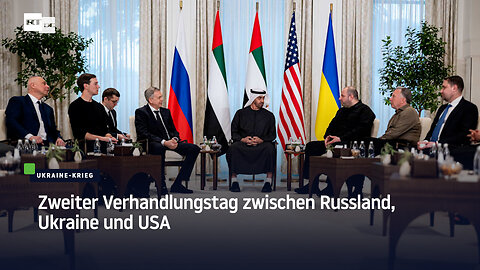 Zweiter Verhandlungstag zwischen Russland, Ukraine und USA
