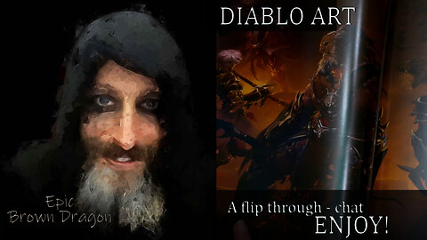 Diablo Art Book (Flip Through & Chat)