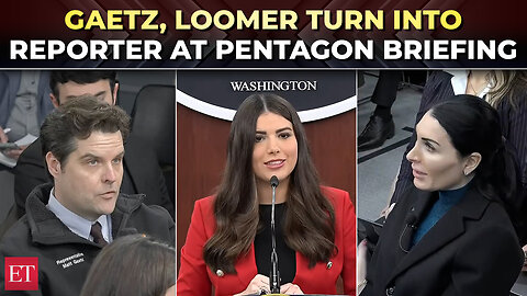Matt Gaetz, Laura Loomer enter Pentagon briefing room after legacy media ‘self deports’
