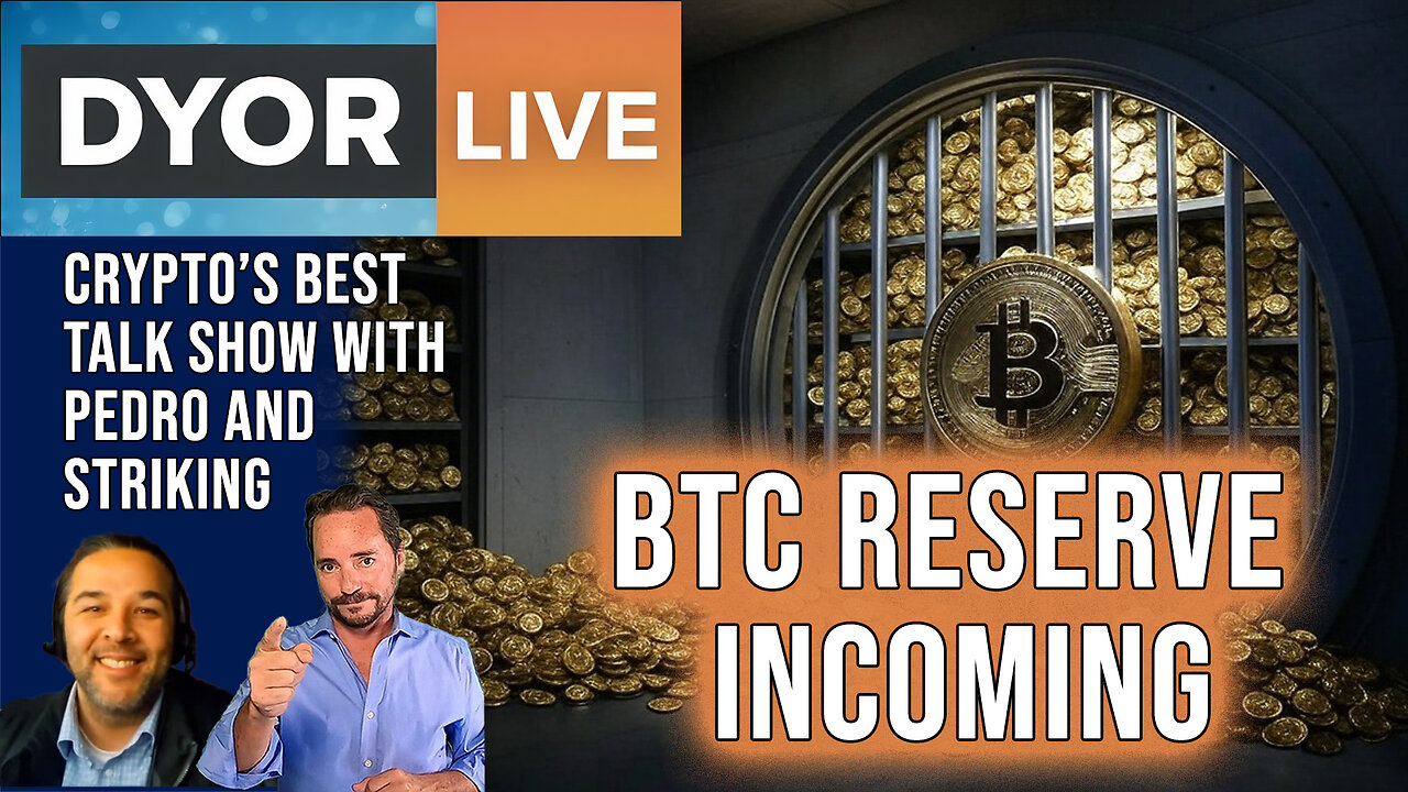 Whitehouse Announces BITCOIN Reserve on Friday. Alts too, but different