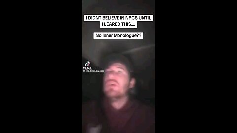 Man Discovers NPCs Are Real