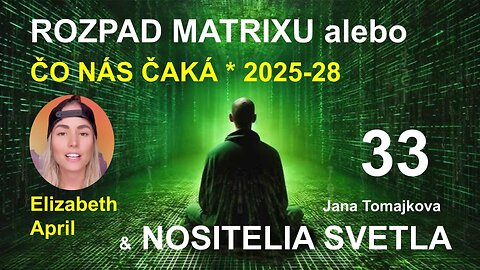 Nositelé Světla 💫:Elizabeth April-rozpad MATRIXU alebo Čo nás čaká v r.2025-28, 29.1.2025