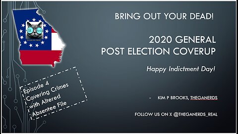 2020 Post Election Padding Episode 4 pt 1 - Bring out the Dead