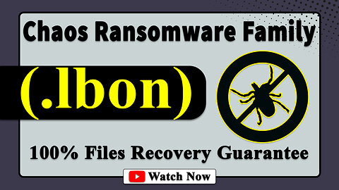 || SOLVED ✅🔘|| Privaky (.lbon) Chaos family ransomware virus - removal and Decryption
