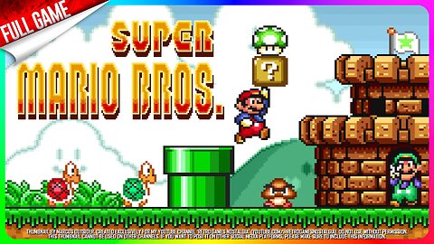 Super Mario Bros. [SMAS] (SNES - US) Longplay (1st and 2nd Quests, 2 Players)