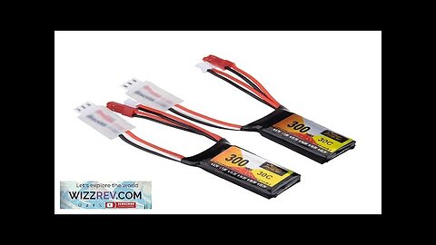 2Pcs ZOP Power 7.4V 300mAh 30C 2S LiPo Battery PH2.0 Plug Review