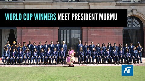 Indian Women’s Cricket Champions Meet President Murmu | Amaravati Today